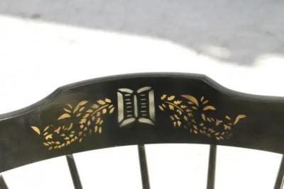 Early Chinoiserie Japanned Chair Nichols and Stone