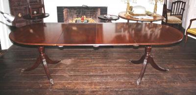 Early Edwardian Double Pedestal Dining Table
