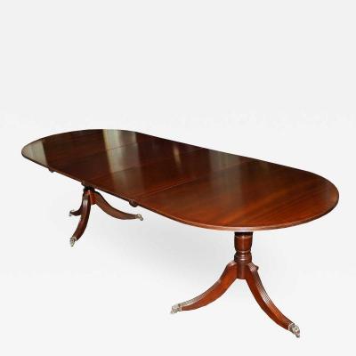 Early Edwardian Double Pedestal Dining Table