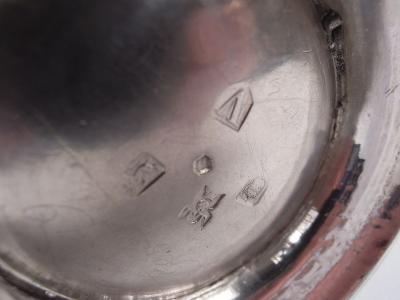 Early English Georgian Sterling Silver Mug by Tearle 1735