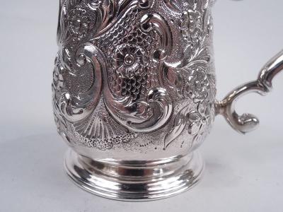 Early English Georgian Sterling Silver Mug by Tearle 1735