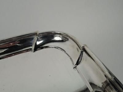 Early English Georgian Sterling Silver Square Salver 1727