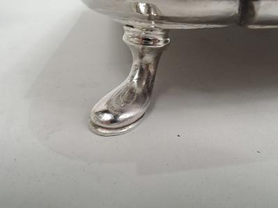 Early English Georgian Sterling Silver Square Salver 1727