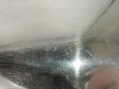 Early English Georgian Sterling Silver Square Salver 1727