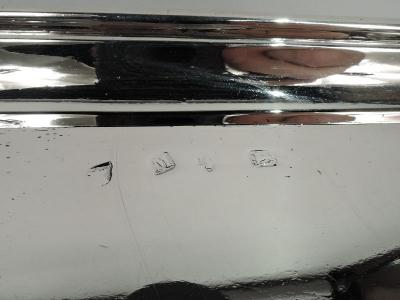 Early English Georgian Sterling Silver Square Salver 1727