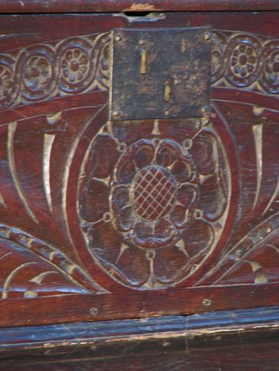 Early English Oak Coffer on Stand