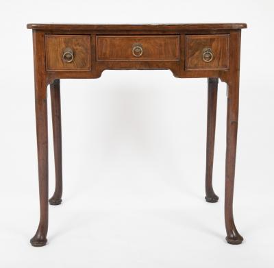 Early English Queen Ann Walnut Lowboy