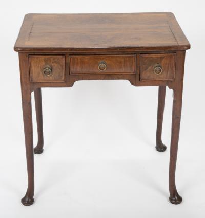 Early English Queen Ann Walnut Lowboy