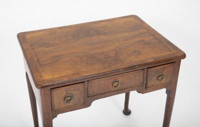 Early English Queen Ann Walnut Lowboy