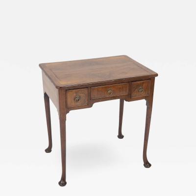 Early English Queen Ann Walnut Lowboy