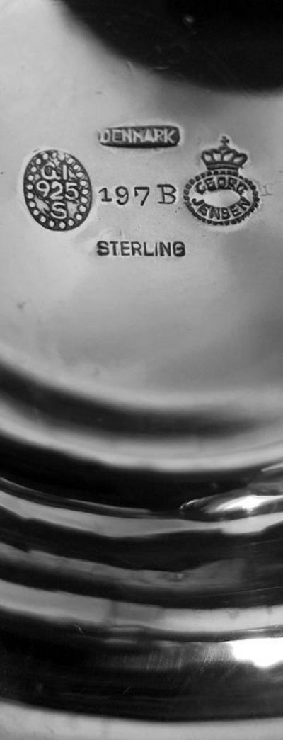 Early Georg Jensen Danish Modern Sterling Silver Bowl