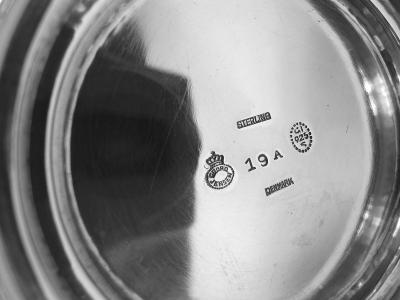 Early Georg Jensen Danish Modern Sterling Silver Louvre Bowl