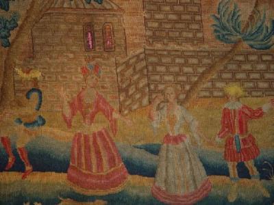Early Georgian Needlework Picture