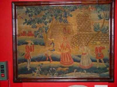 Early Georgian Needlework Picture