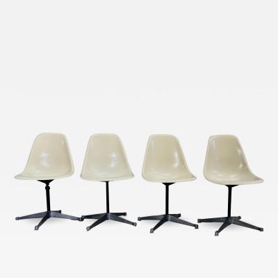 Early Herman Miller Swivel Shell Chairs by Charles Eames 1955