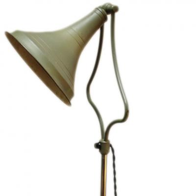 Early Industrial Age Metal Floor Lamp