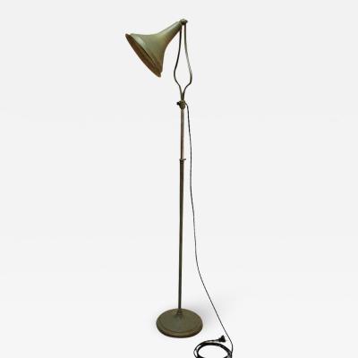 Early Industrial Age Metal Floor Lamp