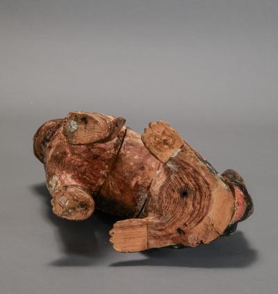 Early Japanese Sculpture of Koma Inu Korean Dog