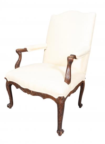 Early Louis XV Walnut Armchair