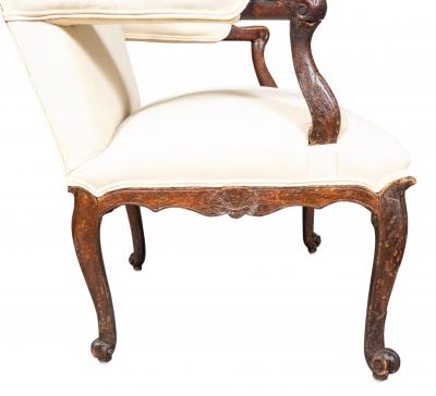 Early Louis XV Walnut Armchair