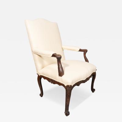 Early Louis XV Walnut Armchair