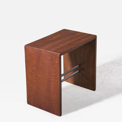 Early Minimalist Side or End Table France 1930s