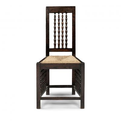 Early Modern Jugendstil Side Chair by Heinrich Vogeler circa 1910