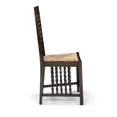 Early Modern Jugendstil Side Chair by Heinrich Vogeler circa 1910