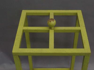 Early Modernist Umbrella Stand with Original Paint