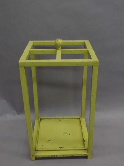 Early Modernist Umbrella Stand with Original Paint