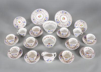 Early Staffordshire Lusterware Tea Service