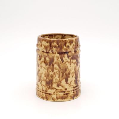 Early Stoneware Treacle Glazed Mug England 18th century or earlier