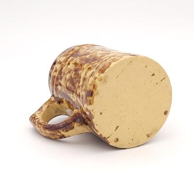 Early Stoneware Treacle Glazed Mug England 18th century or earlier