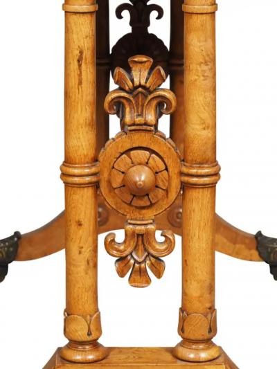 Early Victorian Burr Elm Writing Table