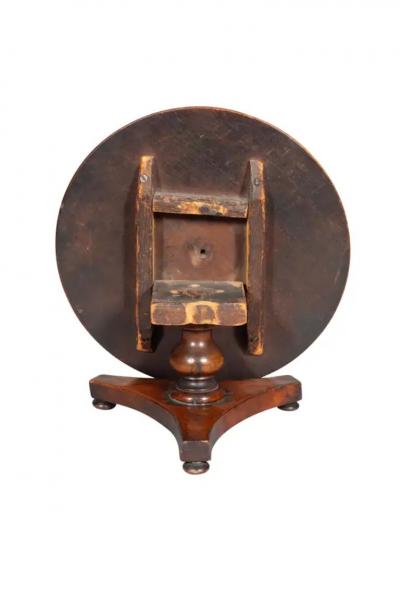 Early Victorian Mahogany Candle Riser In The Form Of A Games Table
