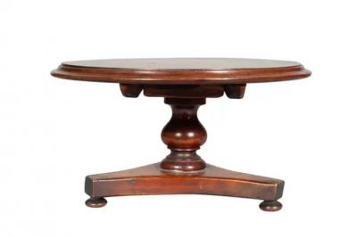 Early Victorian Mahogany Candle Riser In The Form Of A Games Table
