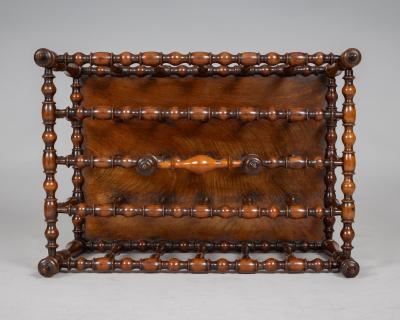 Early Victorian Mahogany Canterbury