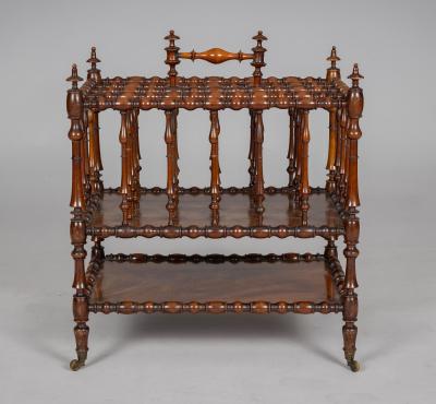 Early Victorian Mahogany Canterbury