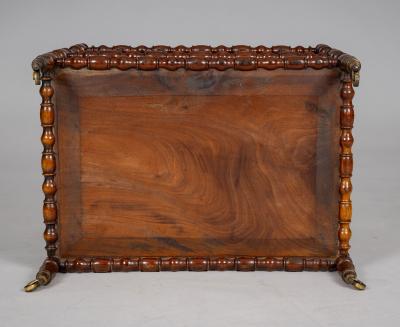 Early Victorian Mahogany Canterbury