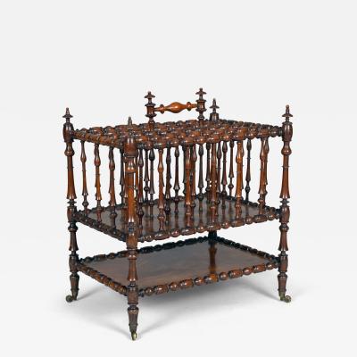 Early Victorian Mahogany Canterbury