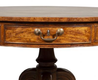 Early Victorian Mahogany Drum Table