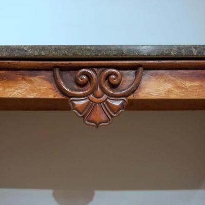 Early Victorian Marble Top Console Table