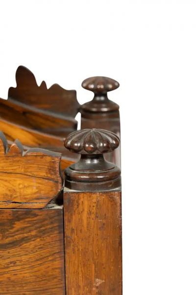Early Victorian Rosewood Canterbury