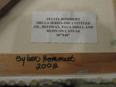 Early Work of Sylvia Hommert LA Untitled Painting