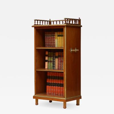 Early XXth century Solid Walnut Open Bookcase