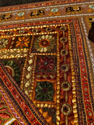 East Indian Batik Tapestry 42 x 42 