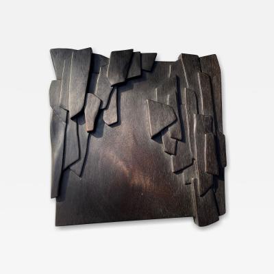 Eben Blaney Aggregate Wall Sculpture in Mahogany