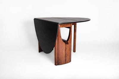 Eben Blaney Cormorant Drop Leaf Dining Table