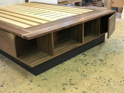 Eben Blaney Custom Queen Bed with Storage