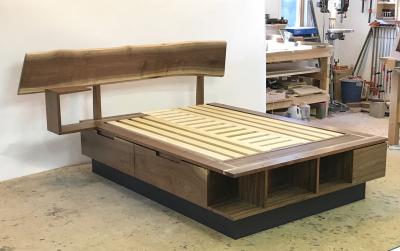 Eben Blaney Custom Queen Bed with Storage